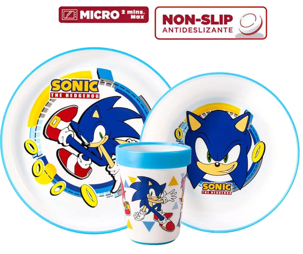 Jedálenský protišmykový set - plast SONIC