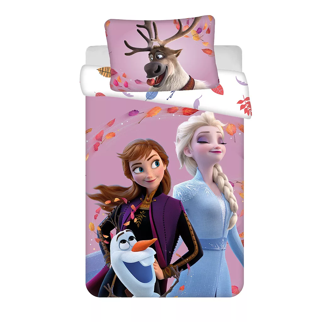 Obliečky do postieľky 100x135 FROZEN jeseň