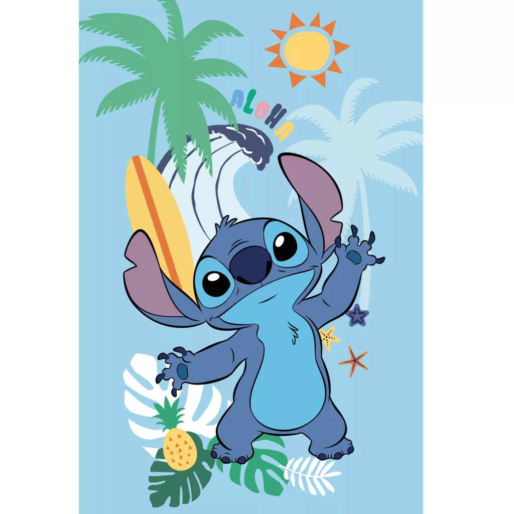 Deka 100x150 LILO A STITCH aloha