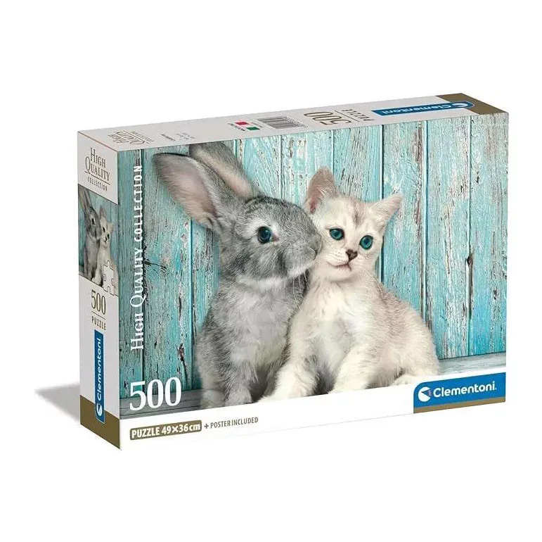 Puzzle 500 dielikov MAČKA + ZAJAC