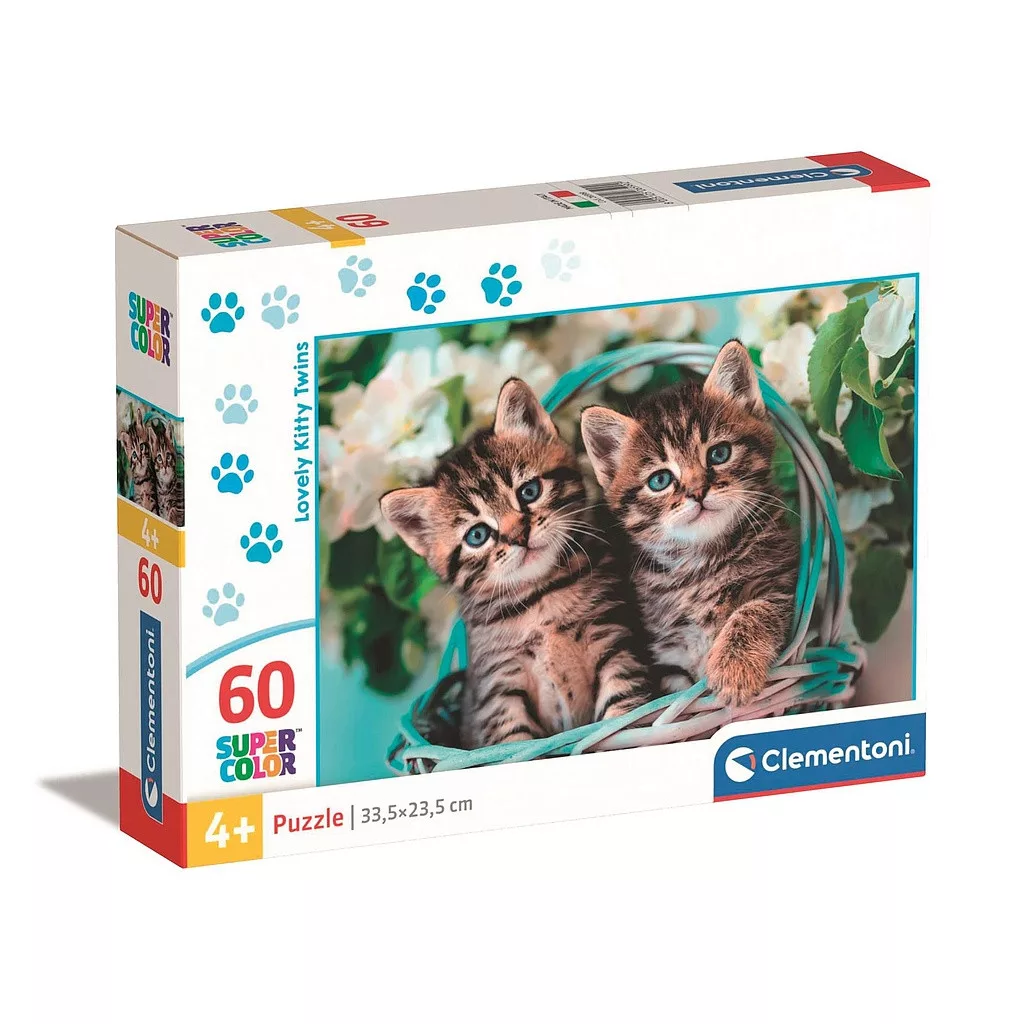 Puzzle 60 dielikov MAČKY twins