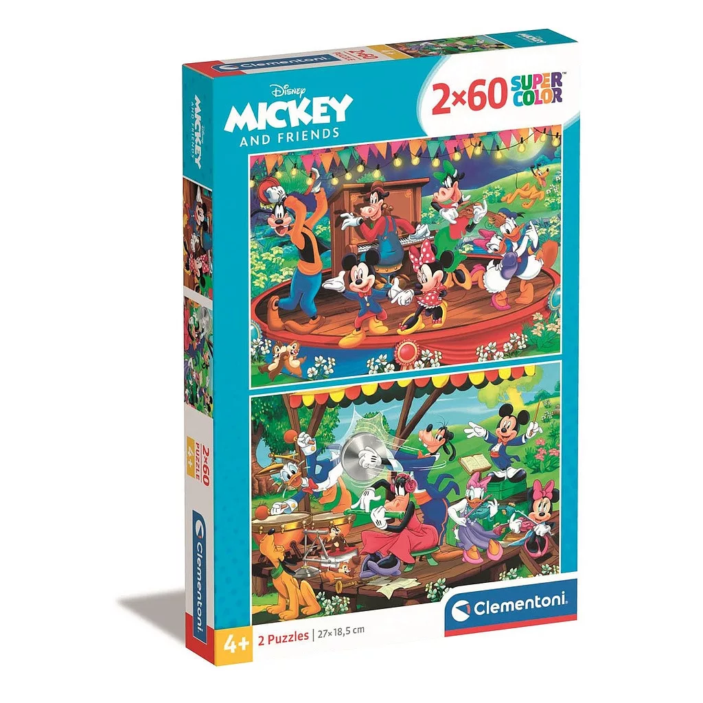 Puzzle 2x60 dielikov MICKEY orchestra