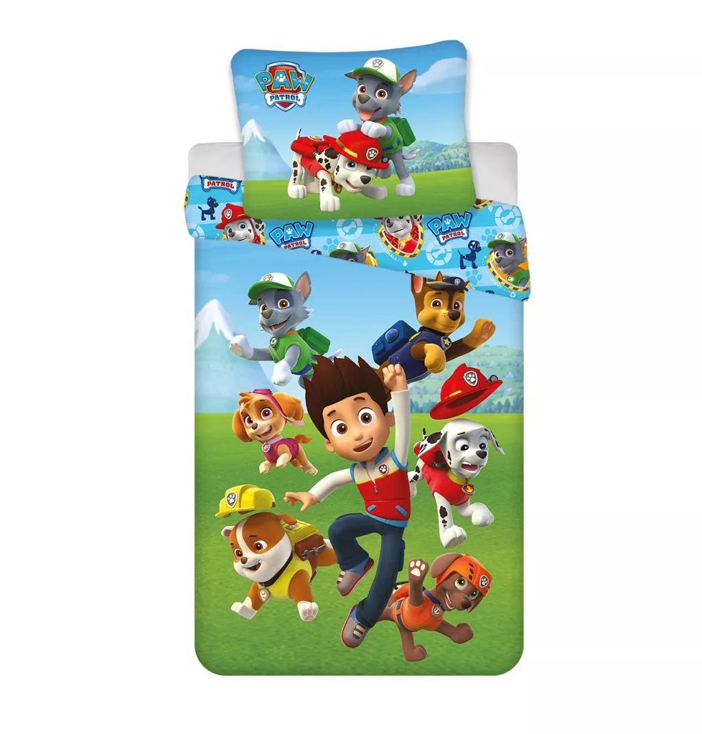 Obliečky 140x200 PAW PATROL skákanie