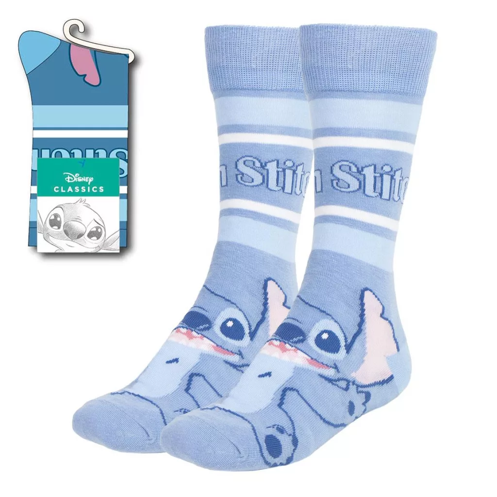Vysoké ponožky LILO A STITCH modré - 36/43