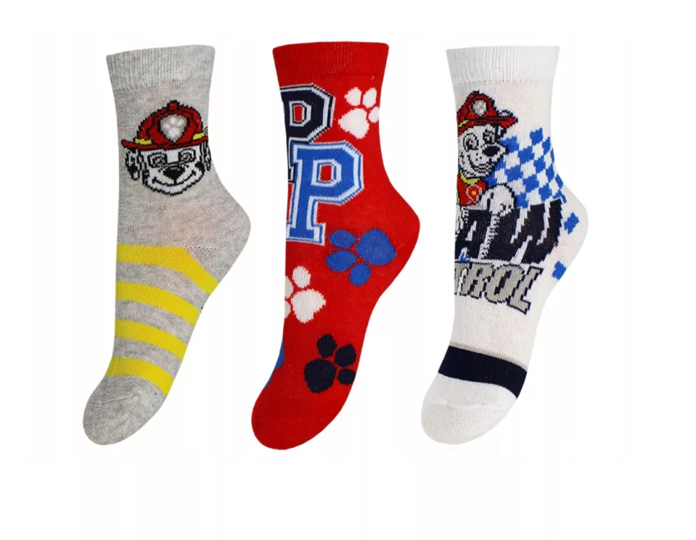 Ponožky 3ks PAW PATROL - 23/26