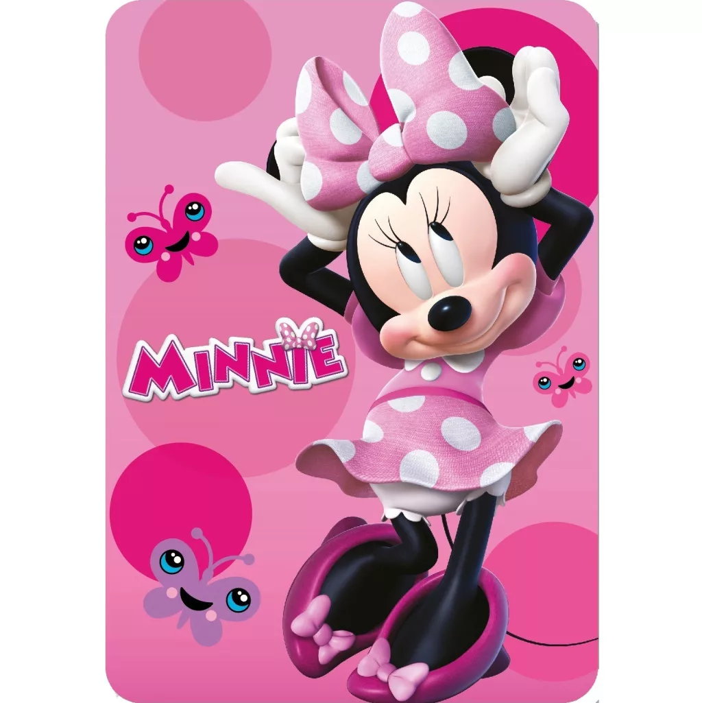 Deka 100x140 MINNIE motýle