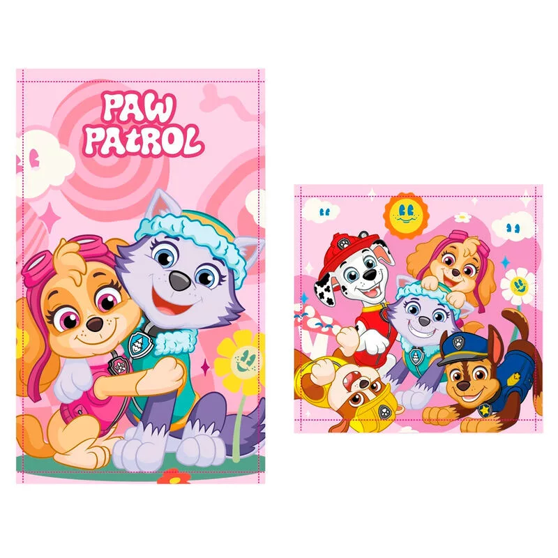 Set uterákov PAW PATROL ružový