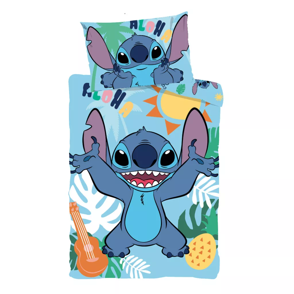 Obliečky do postieľky 100x135 LILO A STITCH aloha