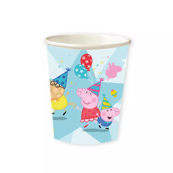 Papierový pohár 250ml PEPPA PIG celebration