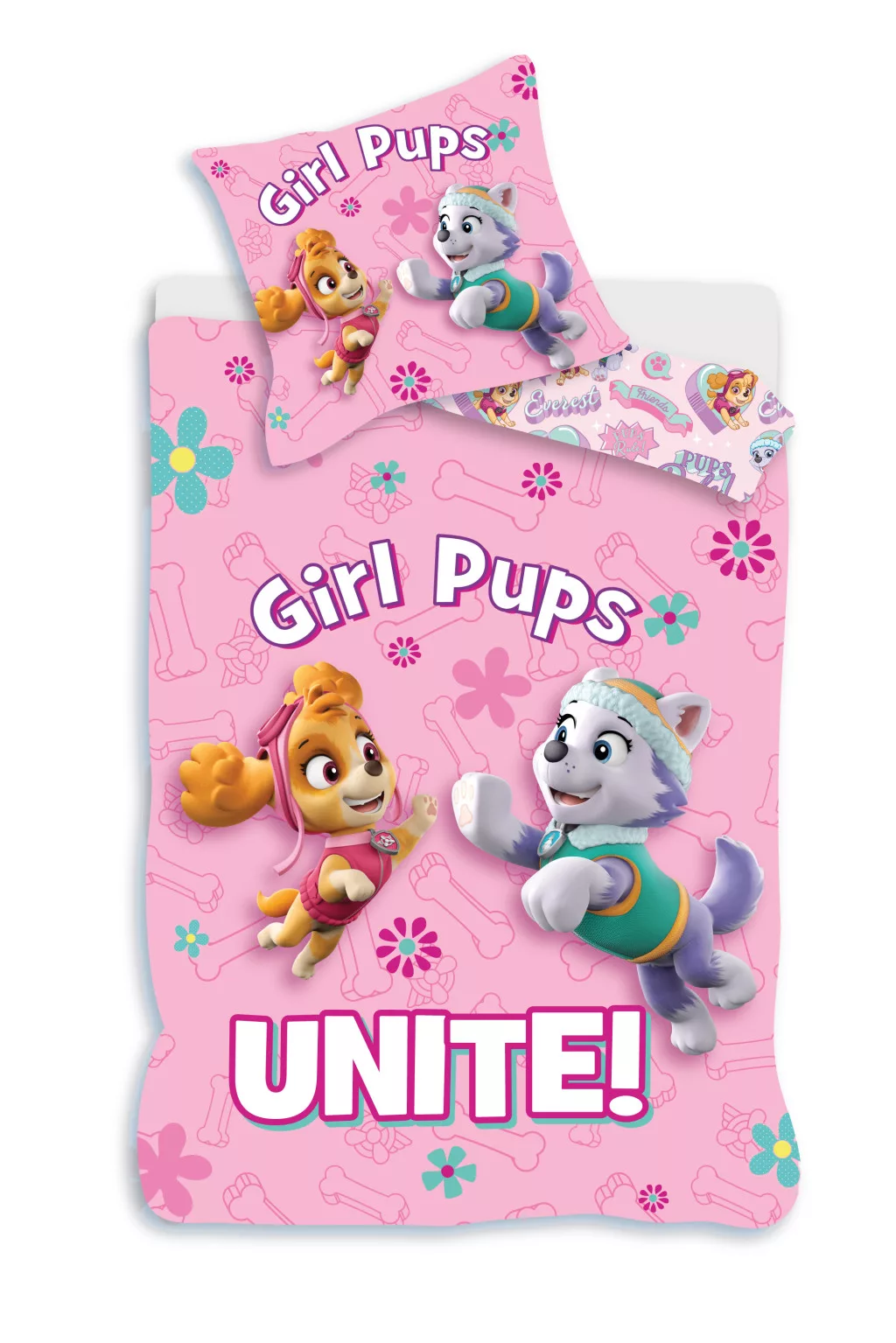 Obliečky do postieľky 100x140 PAW PATROL unite