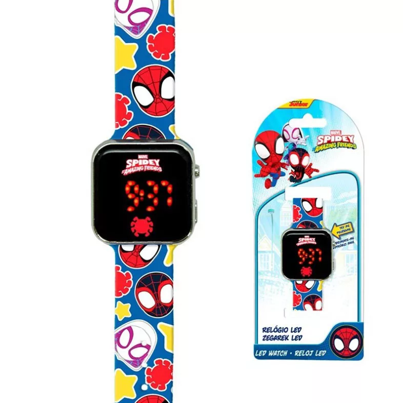 Digitálne LED hodinky SPIDERMAN Spidey