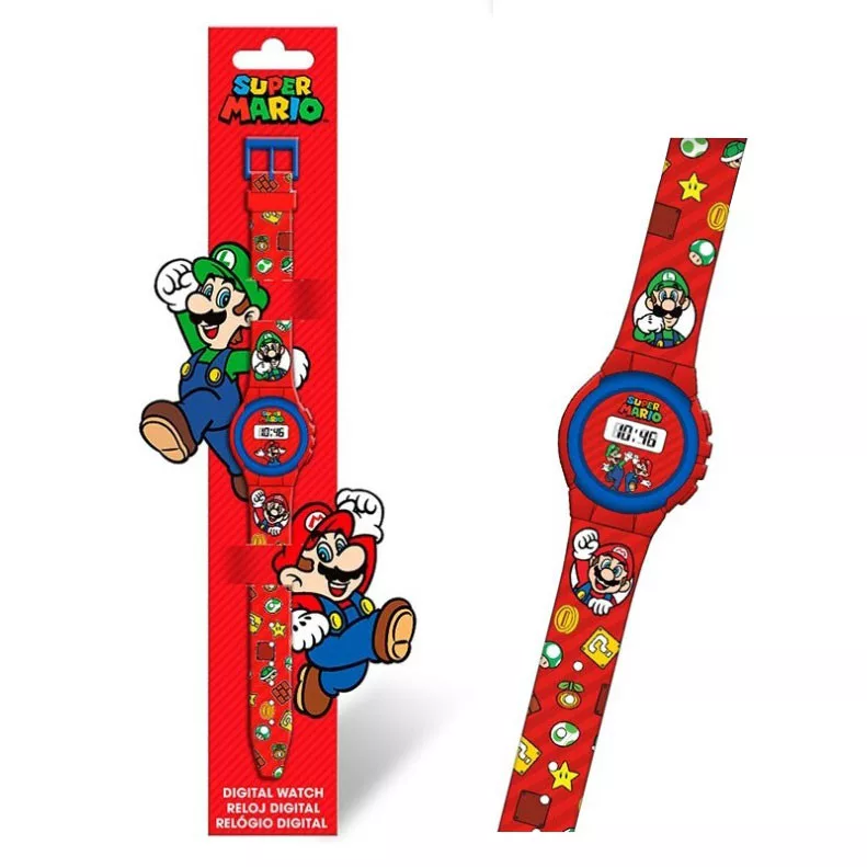 Digitálne hodinky SUPER MARIO