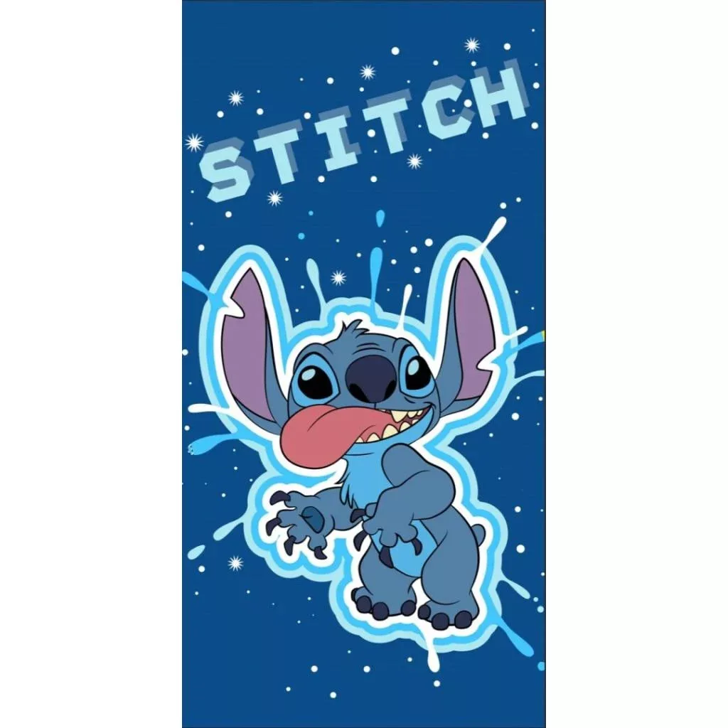 Osuška 70x140 LILO A STITCH jazyk (rýchloschnúca)