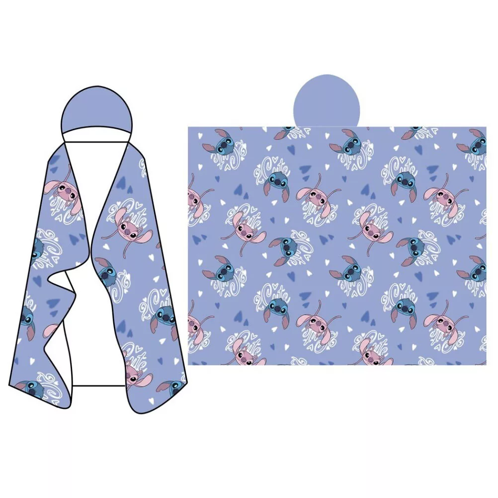 Deka s kapucňou LILO A STITCH