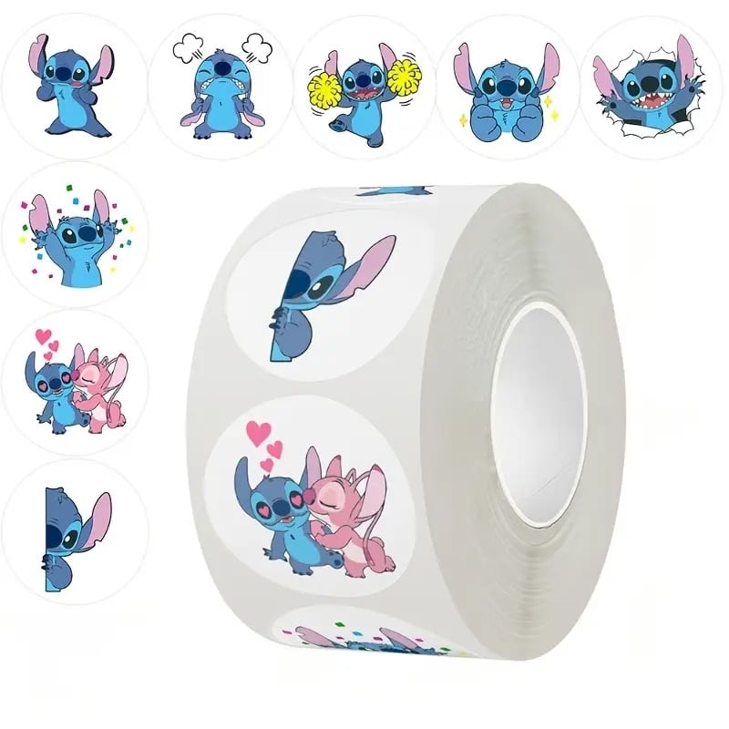 Nálepky LILO A STITCH (500ks)