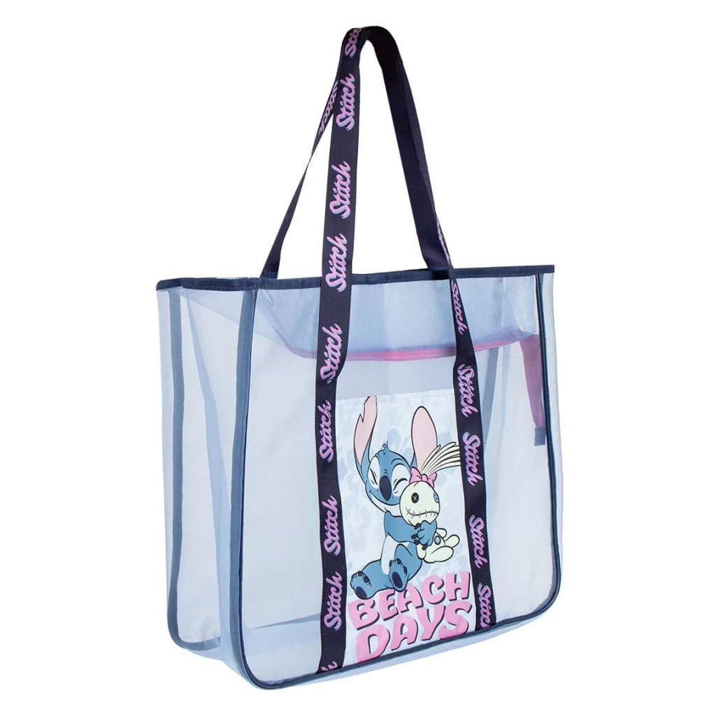 Plážová taška LILO A STITCH priehľadná