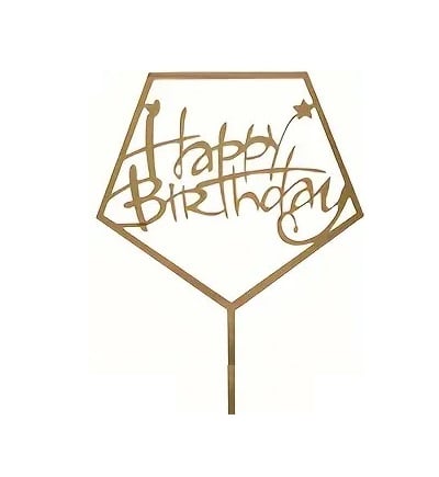 Tortový zápich HAPPY BIRTHDAY 07