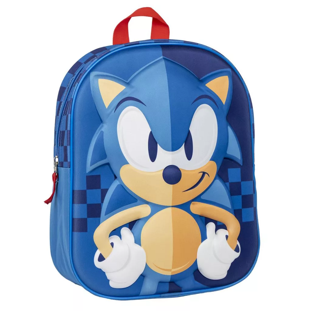 Ruksak 3D SONIC ježko 31cm