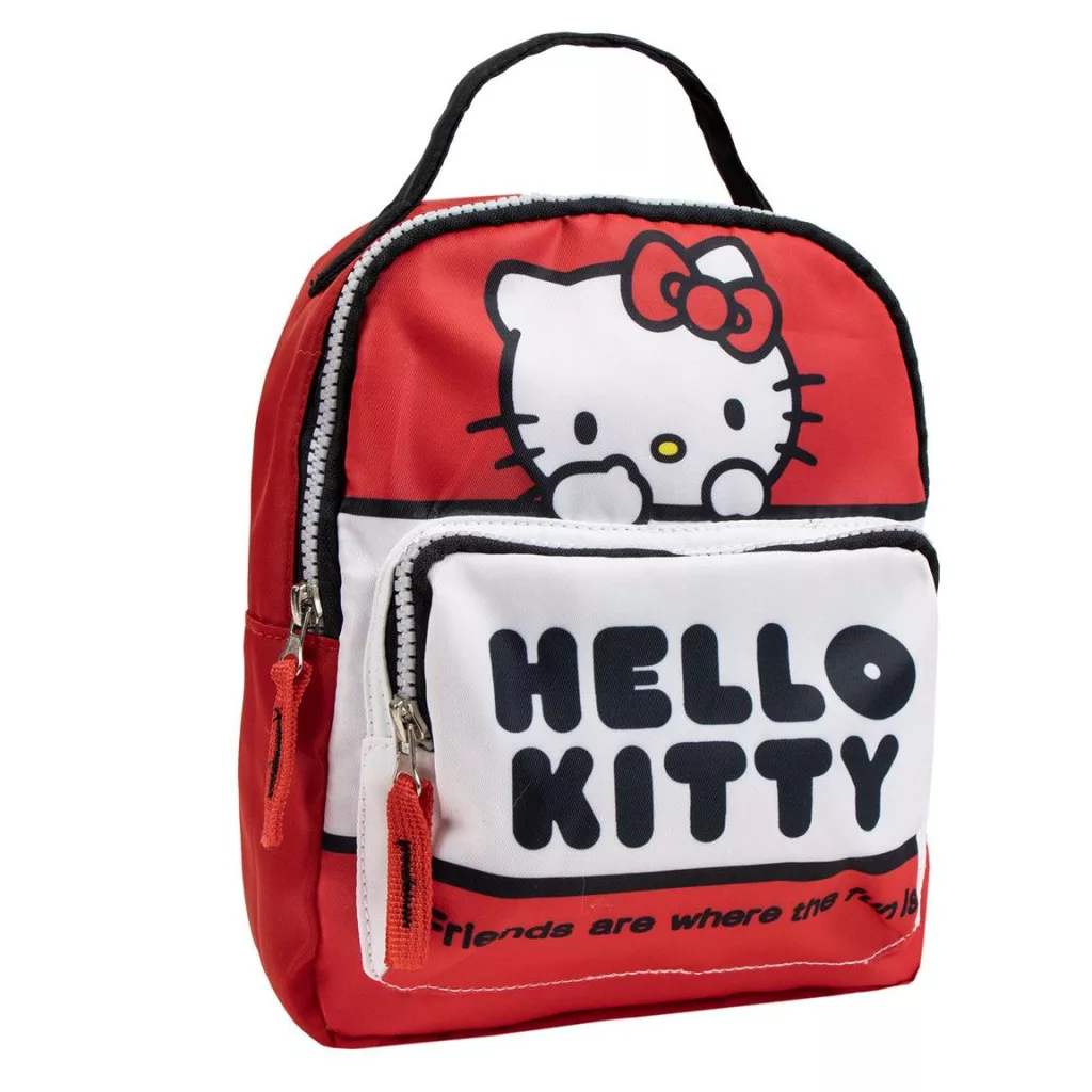 Ruksak HELLO KITTY červený 23cm