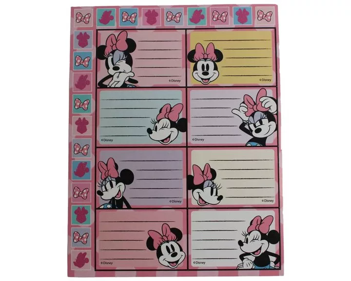 Lepiace štítky (16ks) MINNIE