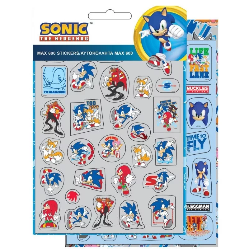 Sada nálepiek SONIC (600ks)