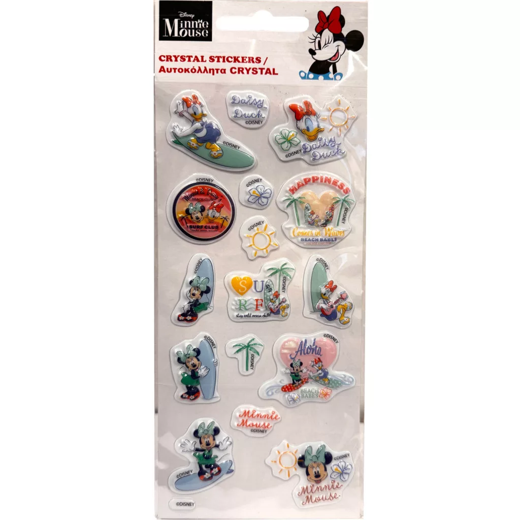 Bublinkové nálepky MINNIE dovolenka