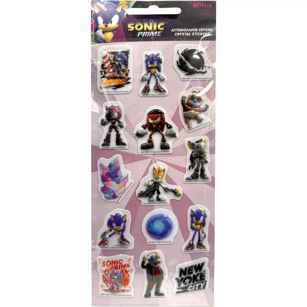 Bublinkové nálepky SONIC
