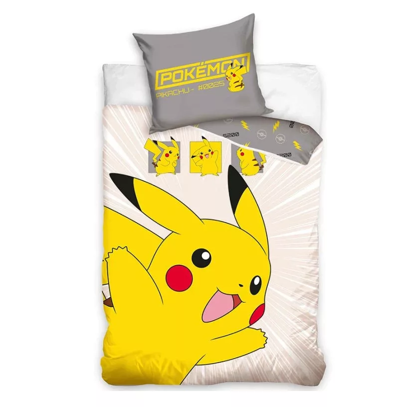 Obliečky 140x200 POKÉMON na bledom