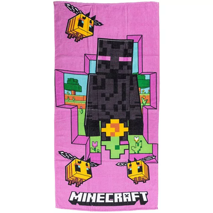 Osuška 70x140 MINECRAFT včielky
