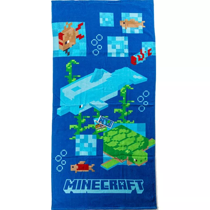 Osuška 70x140 MINECRAFT ryby