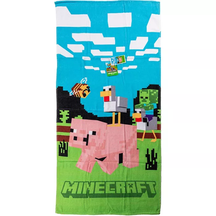 Osuška 70x140 MINECRAFT zvieratká