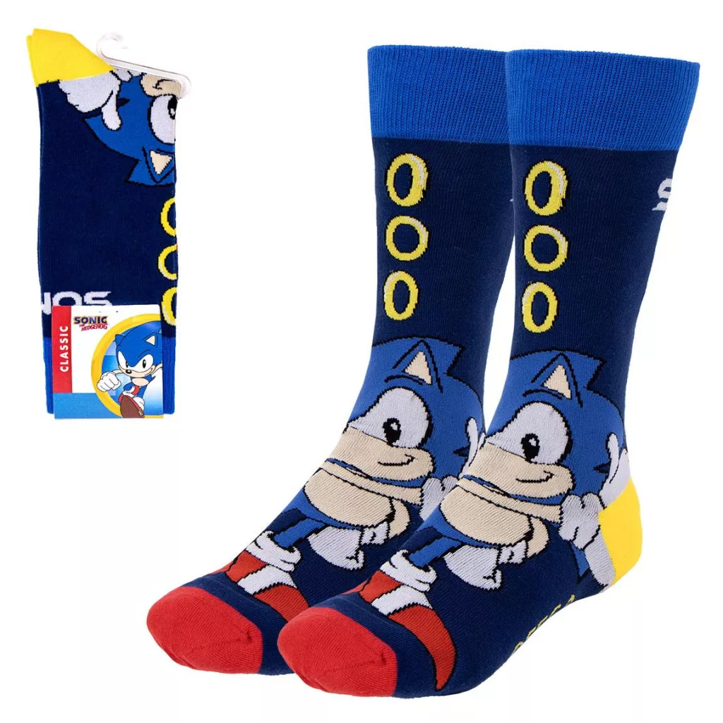 Vysoké ponožky SONIC kruhy - 35/41