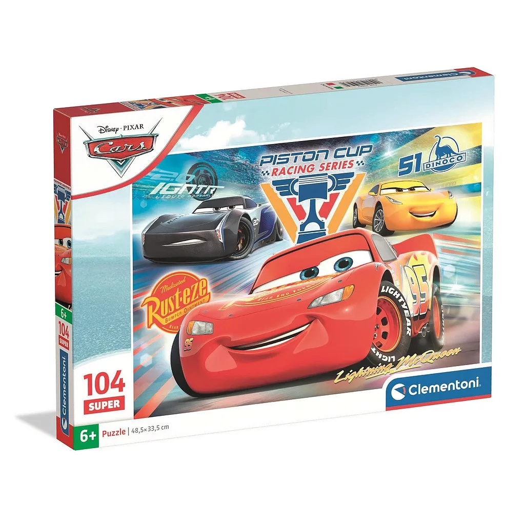 Puzzle 104 dielikov CARS piston cup