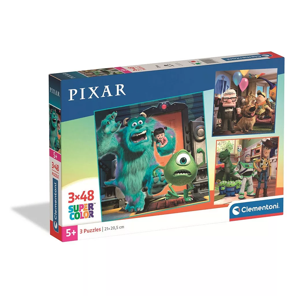 Puzzle 3x48 dielikov PIXAR