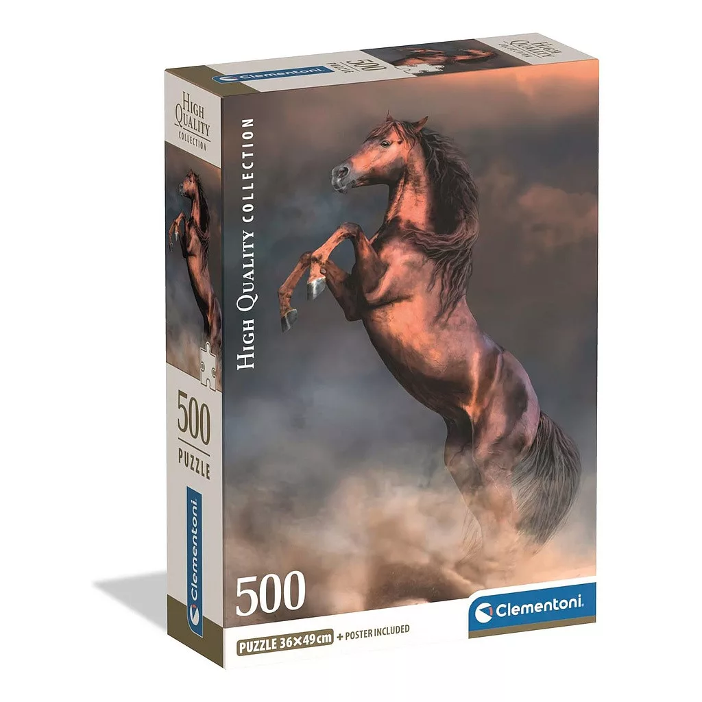 Puzzle 500 dielikov KÔŇ hnedý
