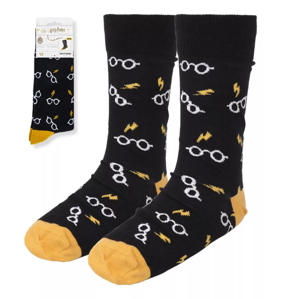 Vysoké ponožky HARRY POTTER blesky - 38/45