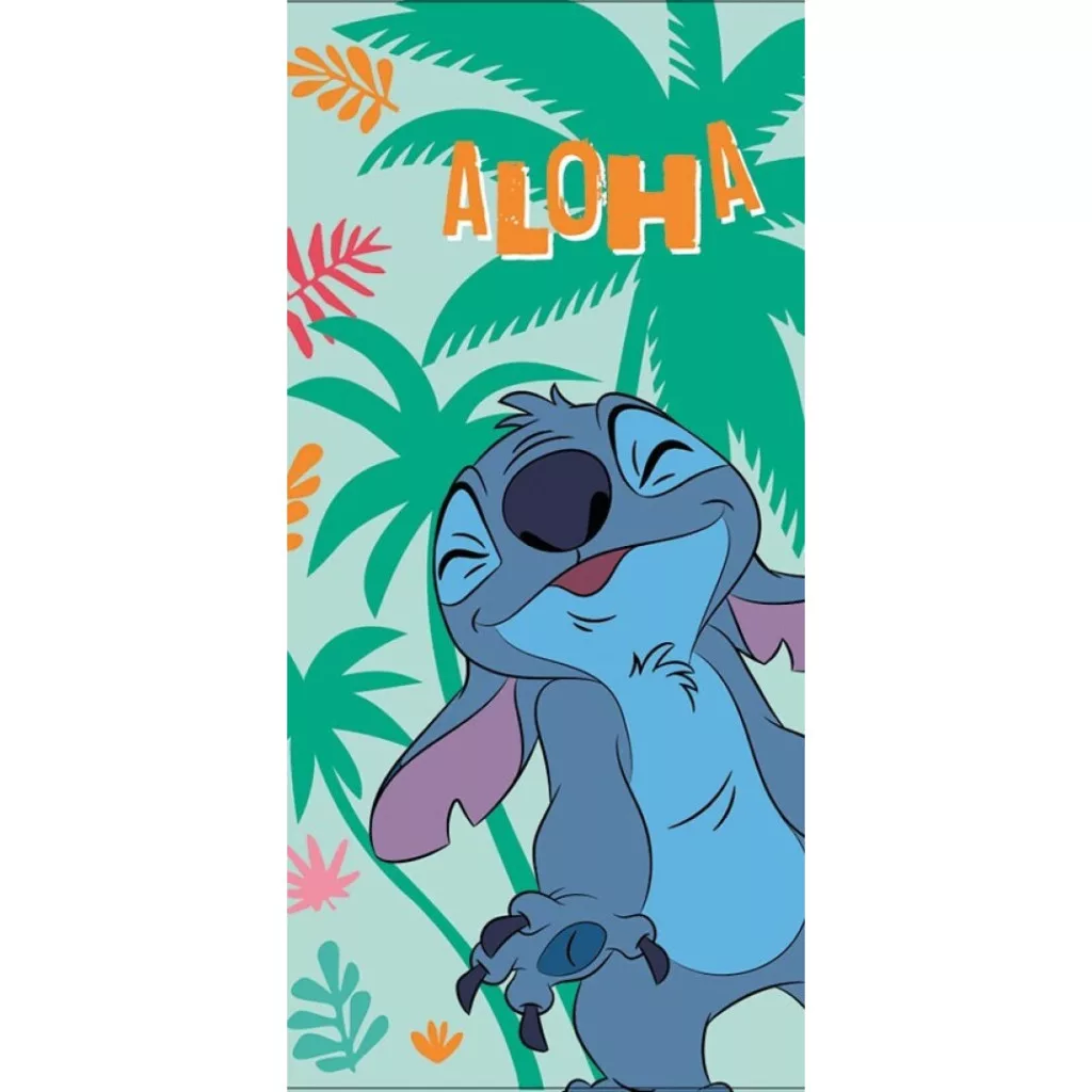 Osuška 70x140 LILO A STITCH aloha (rýchloschnúca)