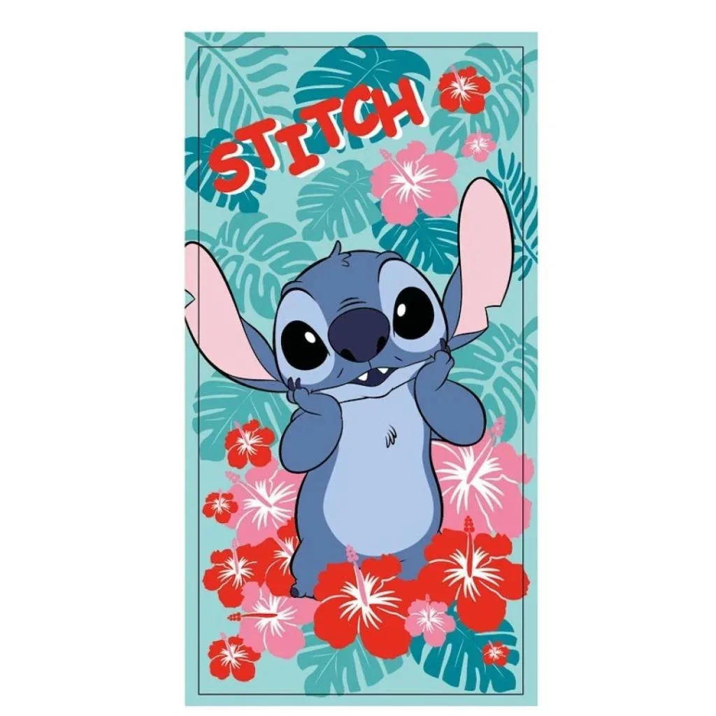 Osuška 70x140 LILO A STITCH pohľad (rýchloschnúca)