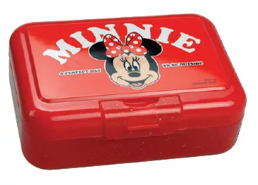Desiatový box MINNIE červený