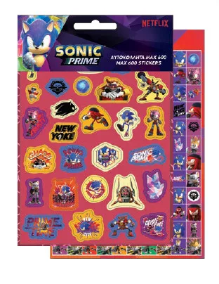 Sada nálepiek SONIC (600ks)