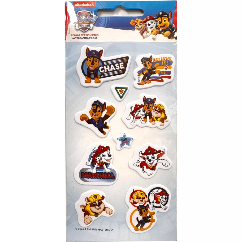 Mäkké nálepky PAW PATROL 