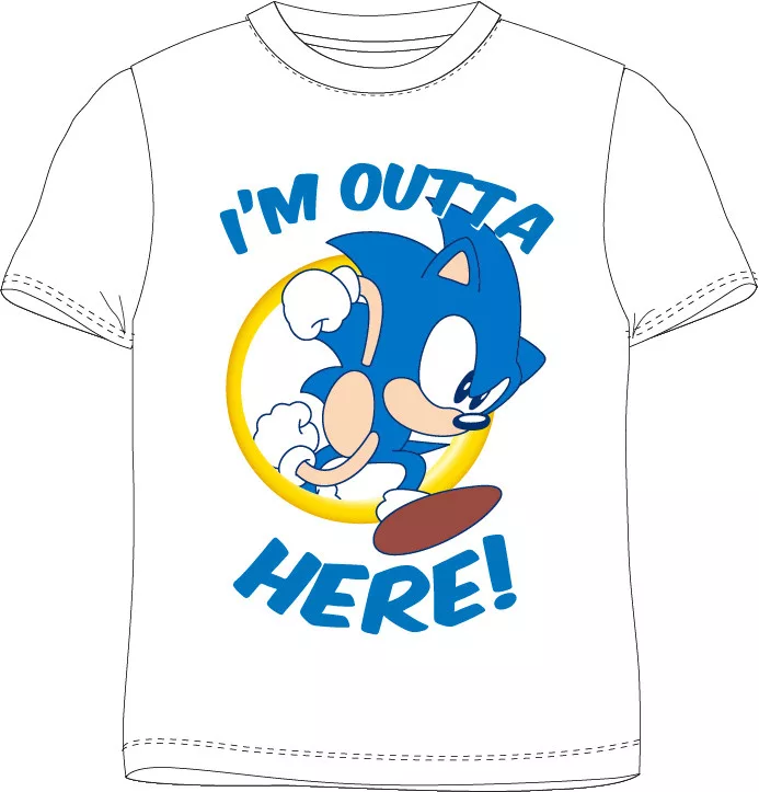 Tričko s krátkym rukávom SONIC beh - veľ.134