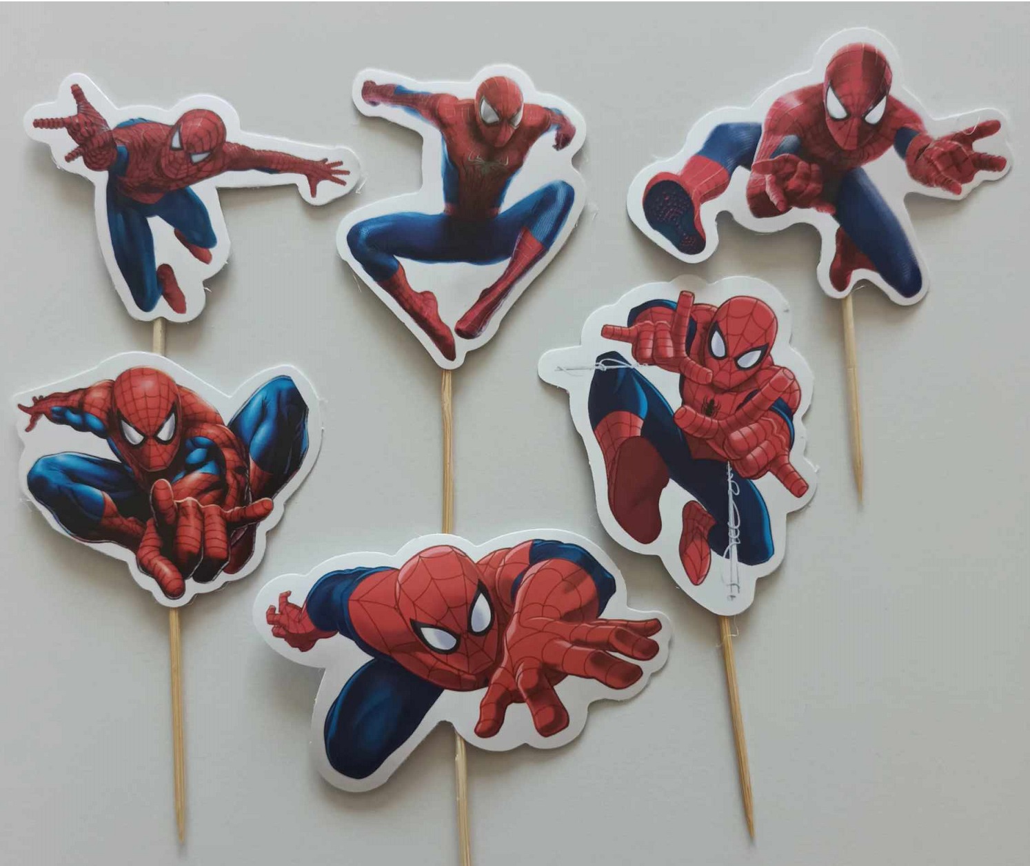 Tortový zápich SPIDERMAN (15ks)