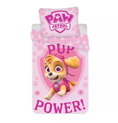 Obliečky do postieľky 100x135 PAW PATROL ružové