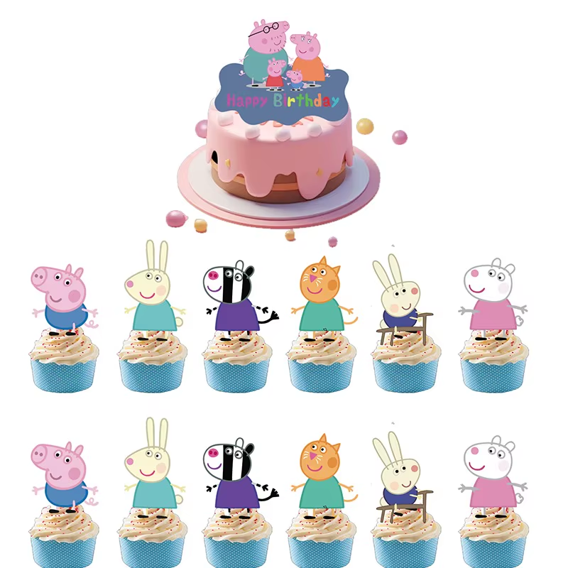Tortový zápich PEPPA PIG (25ks)