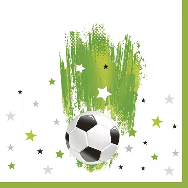 Servítky (20ks) FUTBAL hviezdičky