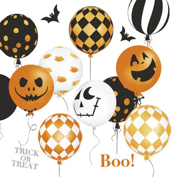 Servítky (20ks) HALLOWEEN balóny