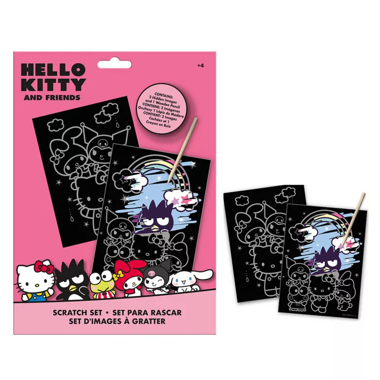 Vyškrabávací set HELLO KITTY