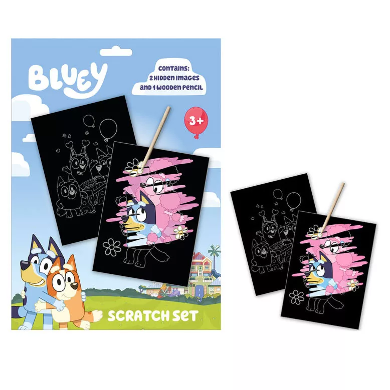 Vyškrabávací set BLUEY