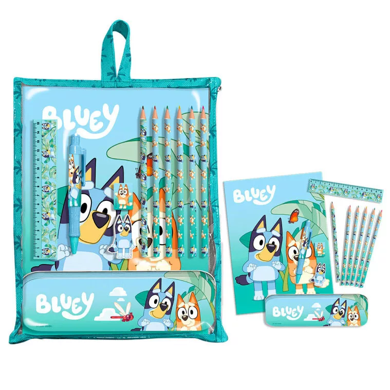 Set na písanie v taške BLUEY